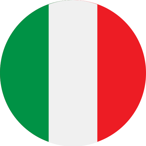 The icon of an Italian flag