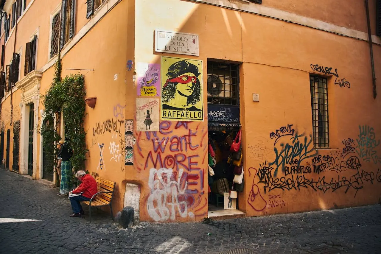 The roofs of some houses in Cagliani