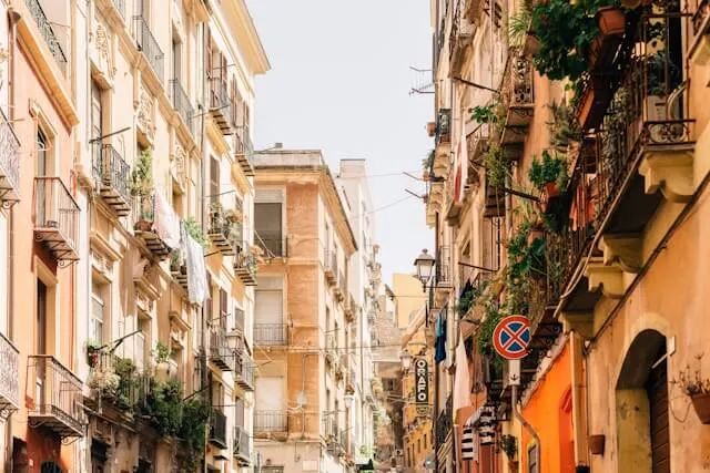 A street in an Italian city