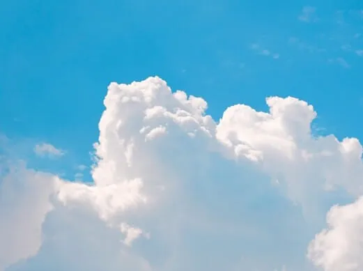 A sky with white clouds